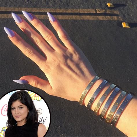 kylie jenner cartier bracelets|kylie jenner emerald necklace.